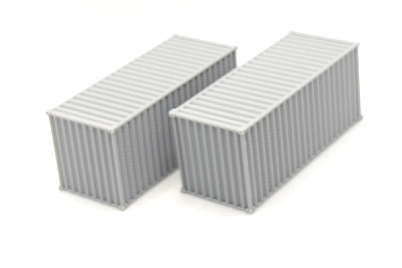 OO Gauge 2 20ft Shipping Containers Model Railway Accessories & Scenery