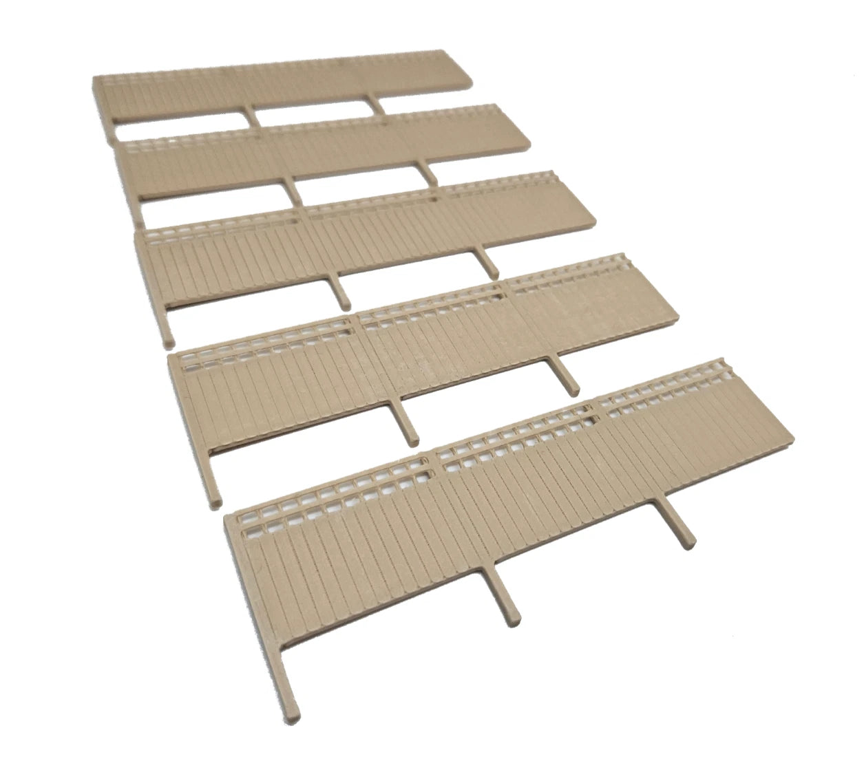 OO Gauge 10 Wooden Trellis Fence Panels Model Railway Accessories & Scenery