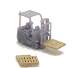 N Gauge Forklift and Pallet Set Model Railway Accessories & Scenery