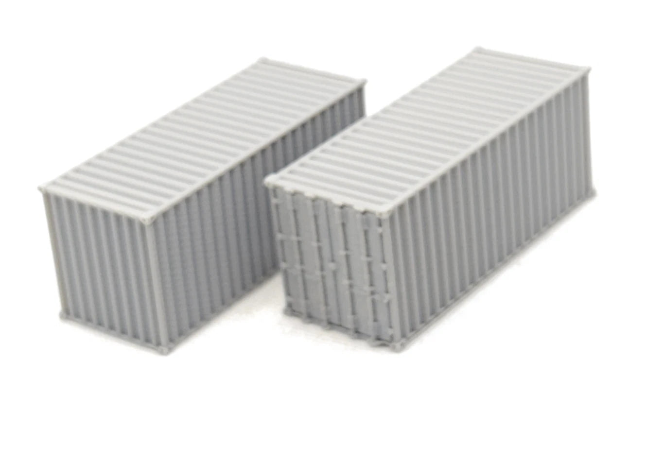 OO Gauge 2 20ft Shipping Containers Model Railway Accessories & Scenery