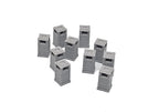 N Gauge Square Litter Bins Various Colours Model Railway Accessories & Scenery