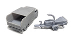 OO Gauge Van and Woodchipper Model Railway Accessories & Scenery