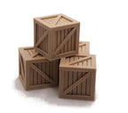 O Gauge Wooden Crates Model Railway Accessories & Scenery