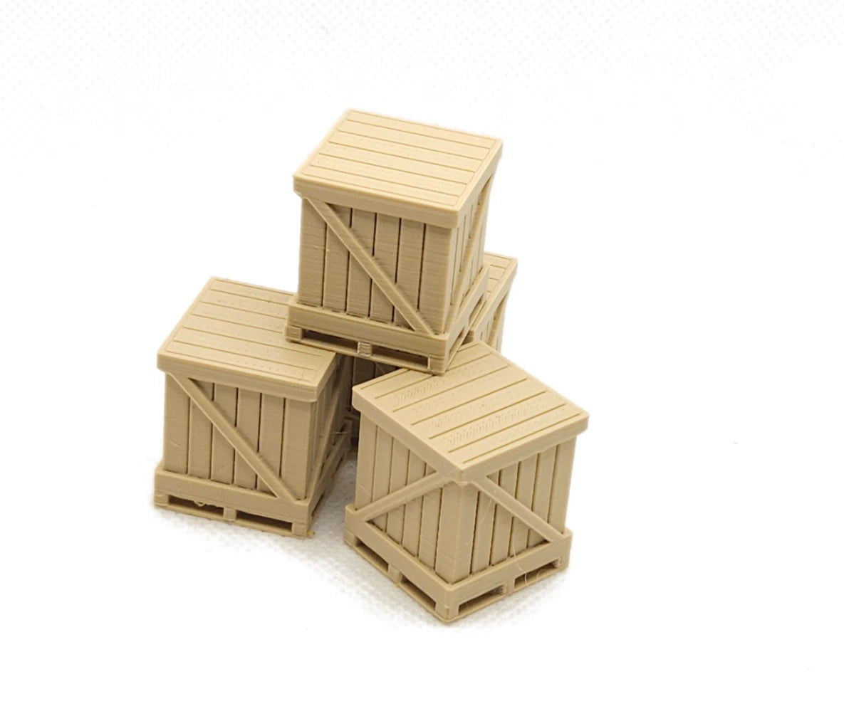 O Gauge Palletised Wooden Crates Model Railway Accessories & Scenery