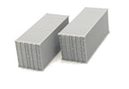 OO Gauge 2 20ft Shipping Containers Model Railway Accessories & Scenery
